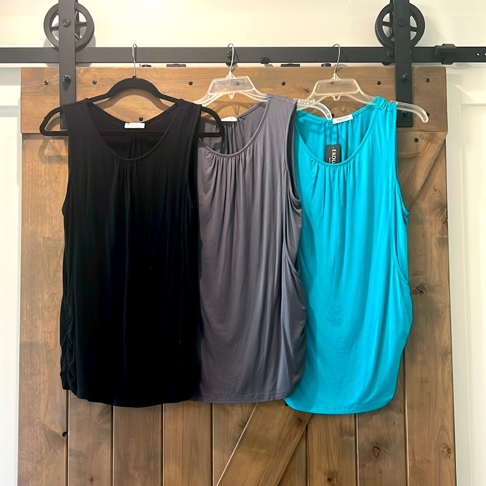 Nursing tank tops- 3 total, 2 NWT
